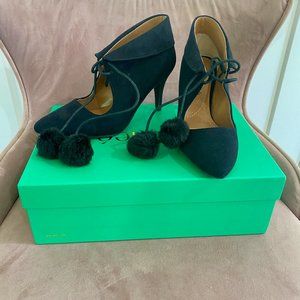 J.Renee Suede Heels/Pumps with Laces